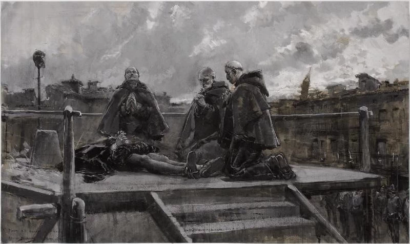 Mariano Barbasán - L'esecuzione di Juan de Lanuza, Museo di Saragozza